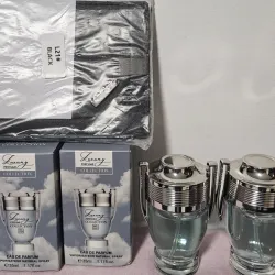Dúo de mini perfumes para hombre y billetera