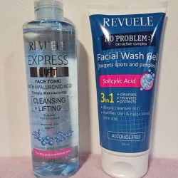 Limpiadora facial para pieles grasas y tónico facial 