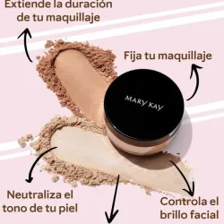 Polvo fijador con acabado sedoso