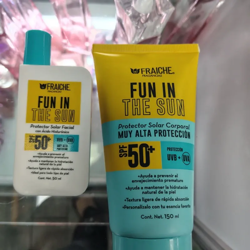 Protectores solares Fraiche con aroma de Carolina Herrera