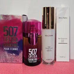 Sérum hidratante y perfume árabe