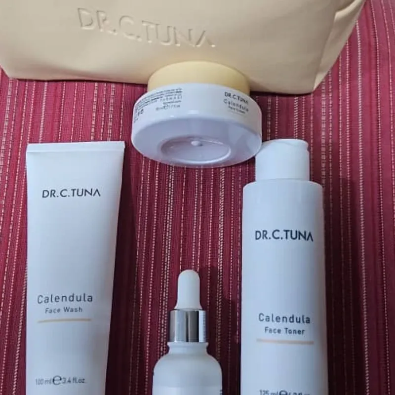 Set caléndula con cosmetiquera