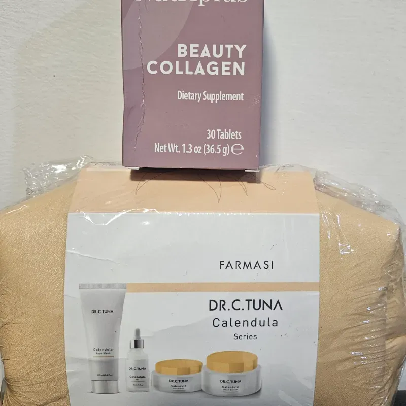 Set de caléndula con suplemento de colágeno. 