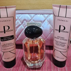 Set de Perfume,  loción corporal y gel para ducha