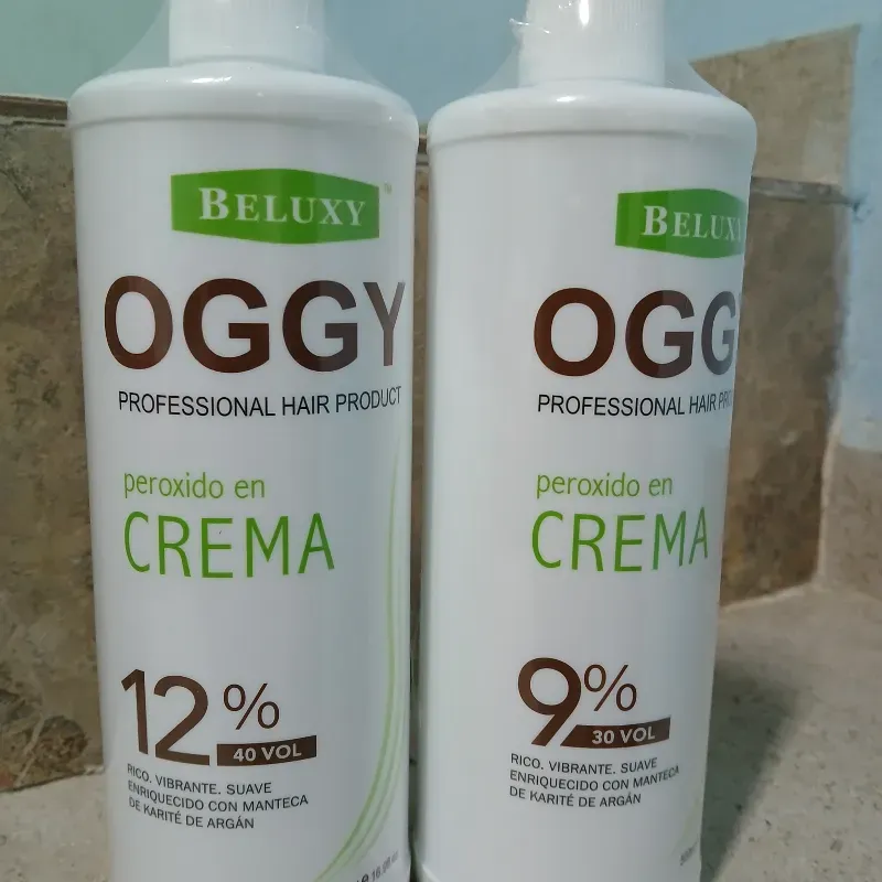 Peróxido 30vol y 40vol de 16oz, marca OGGY