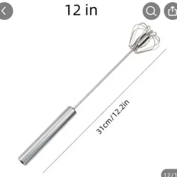 Batidor giratorio de huevo