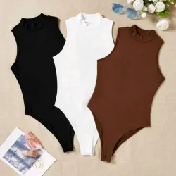 Body sin mangas de cuello. Talla M