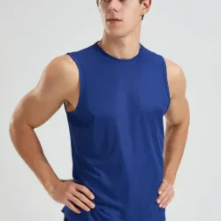 Camiseta desmangada para hombre Talla M