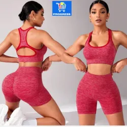 Conjunto deportivo sin costuras Talla L