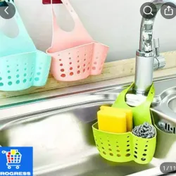 Escurridor de silicona en color verde limón