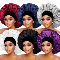 Gorros de satén para dormir para mujeres