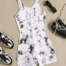Mono Unitard Romper Tie-dye. Talla M