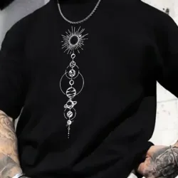 Pullover de manga corta para hombre