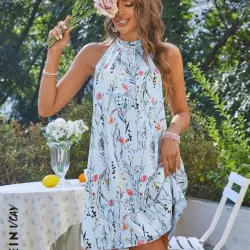 Vestido de verano sin mangas. Talla M