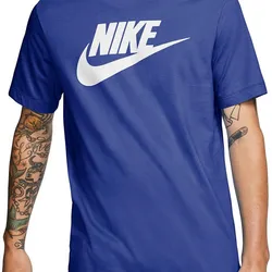 Nike logo print blue