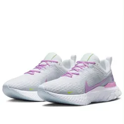 React Infinity Run Flyknit 3 'Grey Rush Fuchsia'