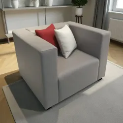 Butaca de salón Gris Claro