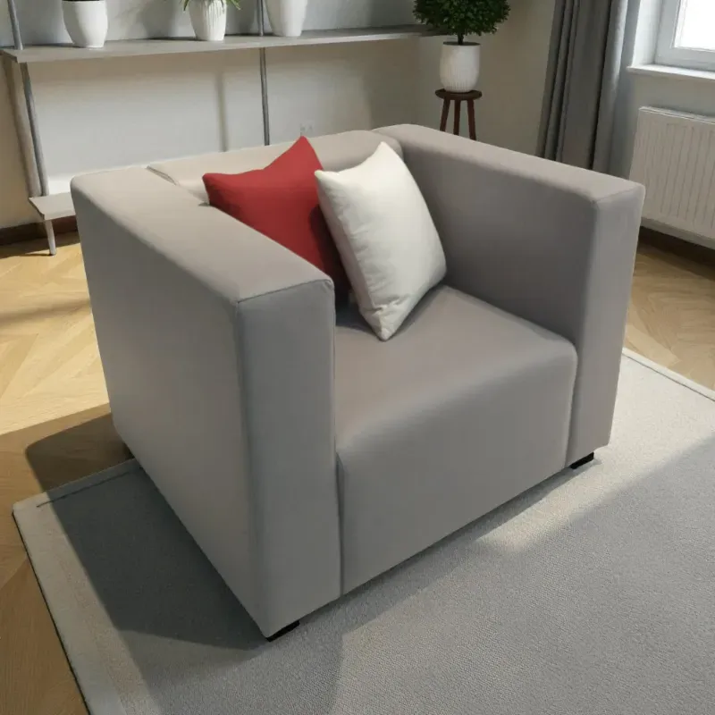 Butaca de salón Gris Claro