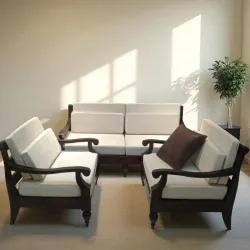 Juego de sala estilo colonial