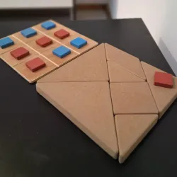 Tangram/ Tablero tic tac toe
