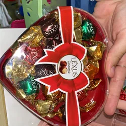 Corazón con bombones