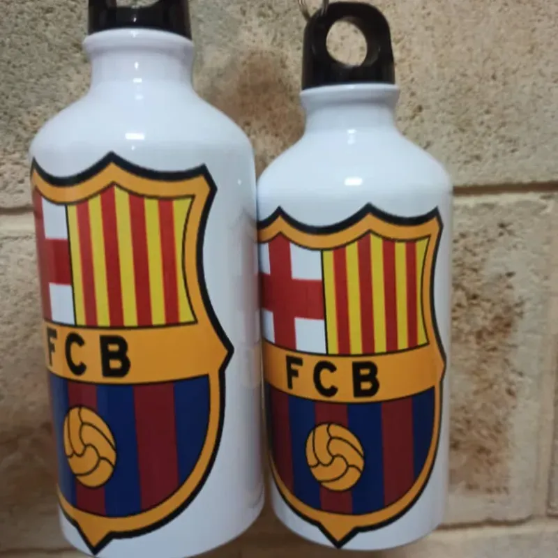 Botella deportiva personalizada escudo del FC Barcelona 