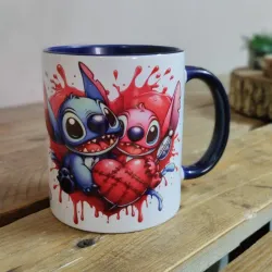 Jarra de pareja Stich 