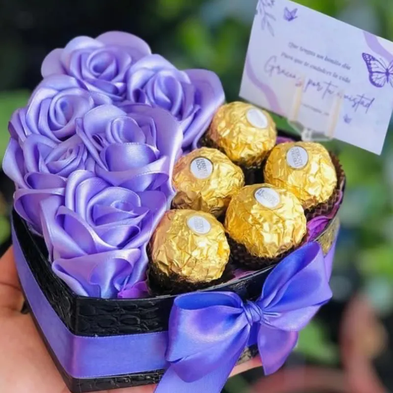 Corazón Rosas Eternas 1