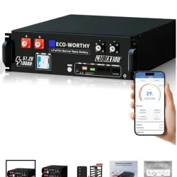 Batería de 48v y 100ah LifePo4 ECO-WORTHY
