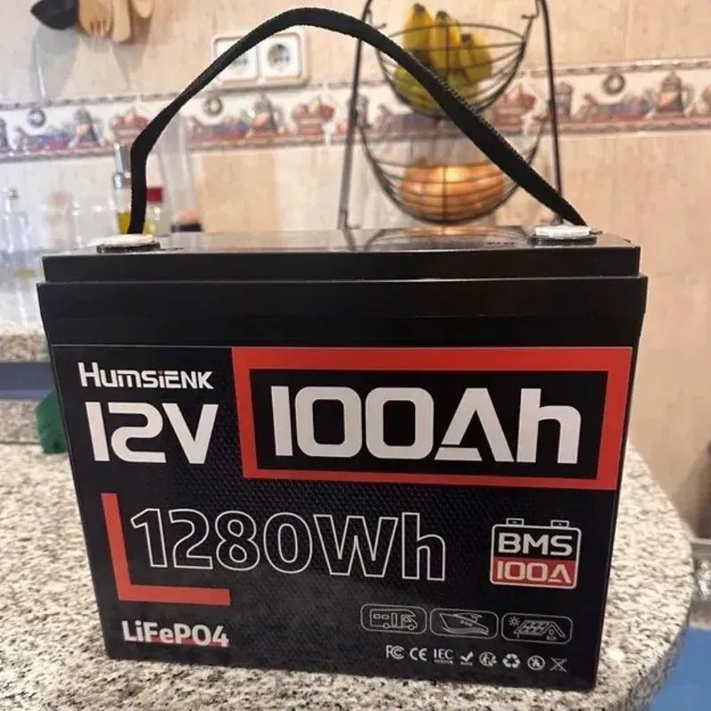 Bateria Humsienk 12V y 100 Ah 💥 Nueva 💥