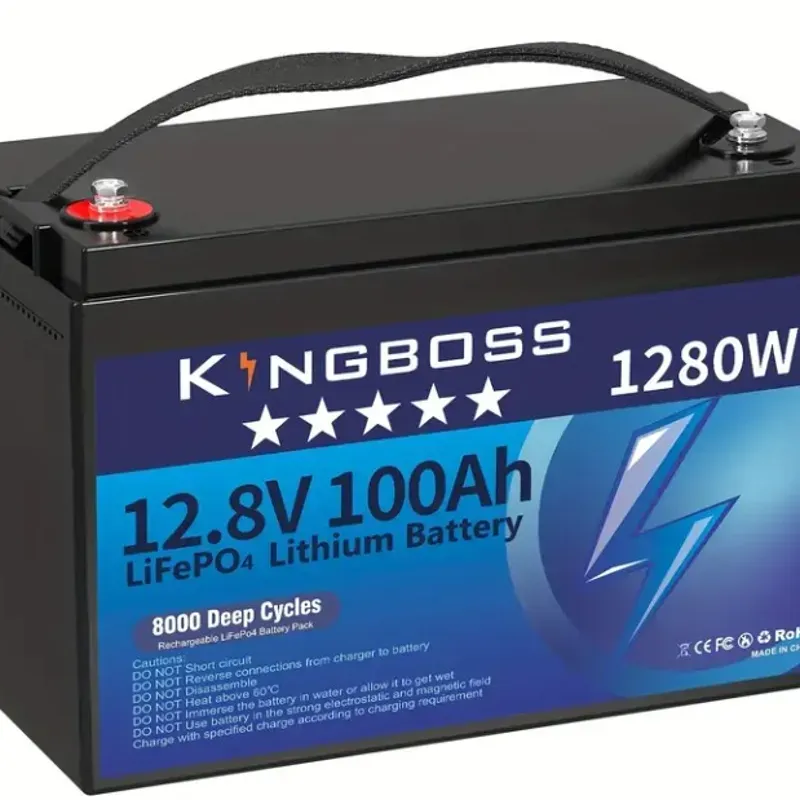 Bateria Kingboss 12.8V y 100 Ah 💥Nueva💥