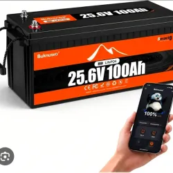 Bateria LifePO4 25v y 100ah  Buknuwo 