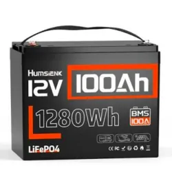 Batería LiFePO4 Humsienk 12v y 100ah