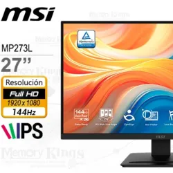 Monitor MSI 27" 144hz
