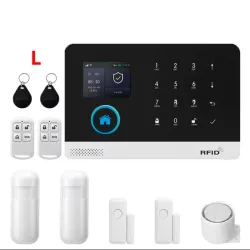 Sistema de alarma GSM Básico de 9 piezas