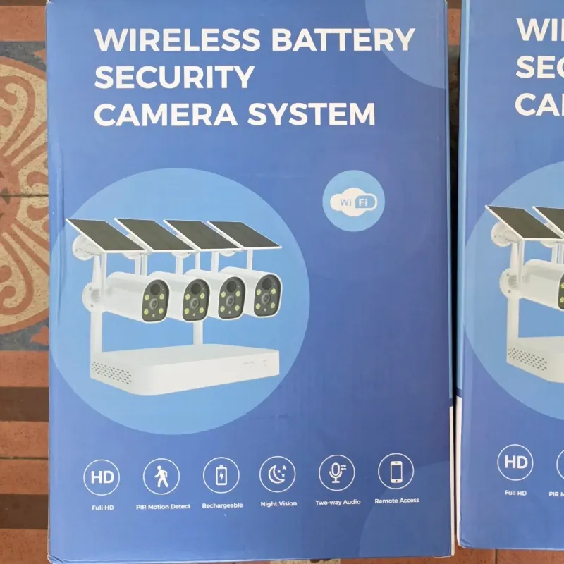 Sistema de Cámara Inalámbrico Solar Hiseeu