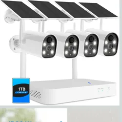 Sistema de Cámara Inalámbrico Solar Hiseeu