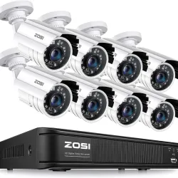 Sistema de cámaras Zosi Cableado de 8