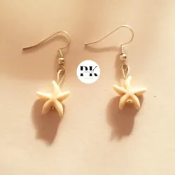 ARETES DE ESTRELLAS DE TURQUESA