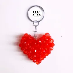 LLAVERO DE CORAZÓN DE SWAROVSKI 6MM