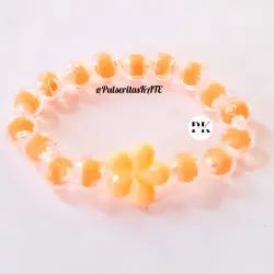 PULSERA CON FLOR PARA NIÑA