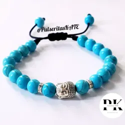 PULSERA DE TURQUESA AZUL