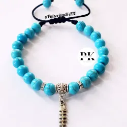PULSERA DE TURQUESA AZUL