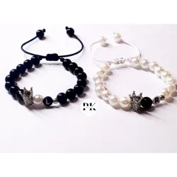 PULSERAS DE PERLAS PARA PAREJAS
