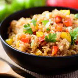 Arroz Frito con Vegetales 