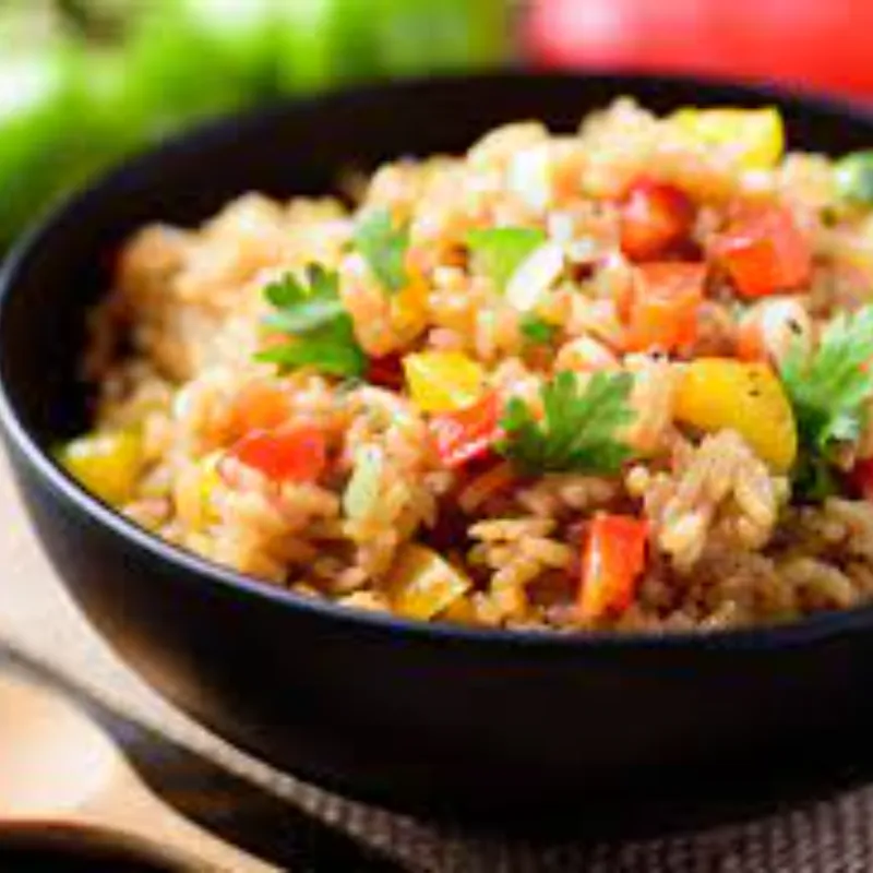 Arroz Frito con Vegetales 