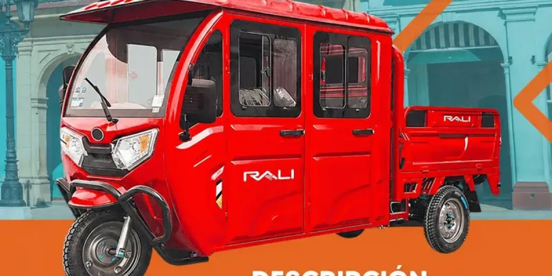 Triciclo RALI Cargo doble cabina