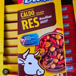 Caldo sabor a res 