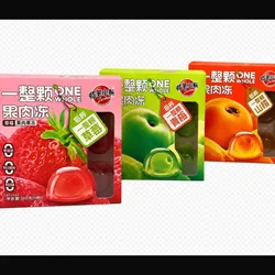 Gelatinas con frutas adentro