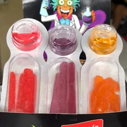 Palitos dulces con caramelo líquido